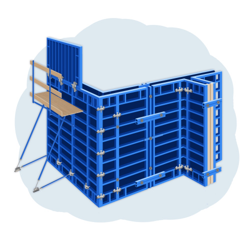 Опалубка стен в Москве от компании СпецМонолитСтрой