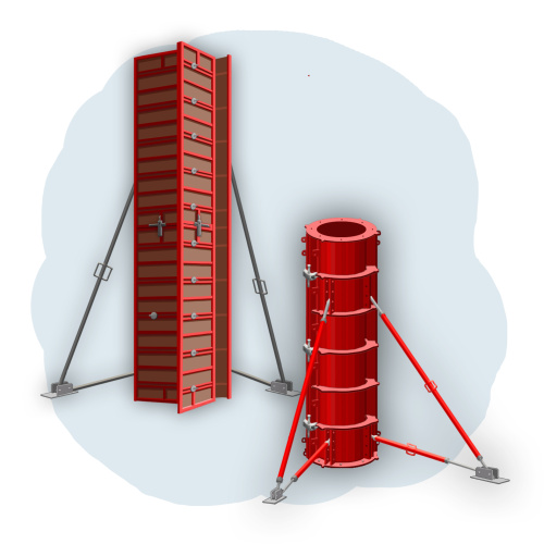 Опалубка колонн в Москве от компании СпецМонолитСтрой
