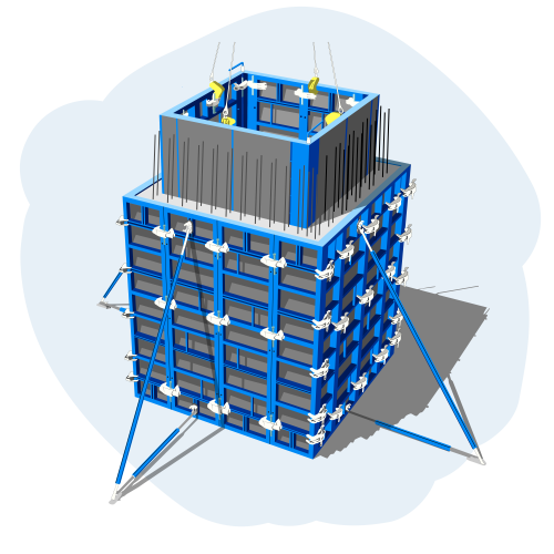 Опалубка лифтовых шахт в Москве от компании СпецМонолитСтрой